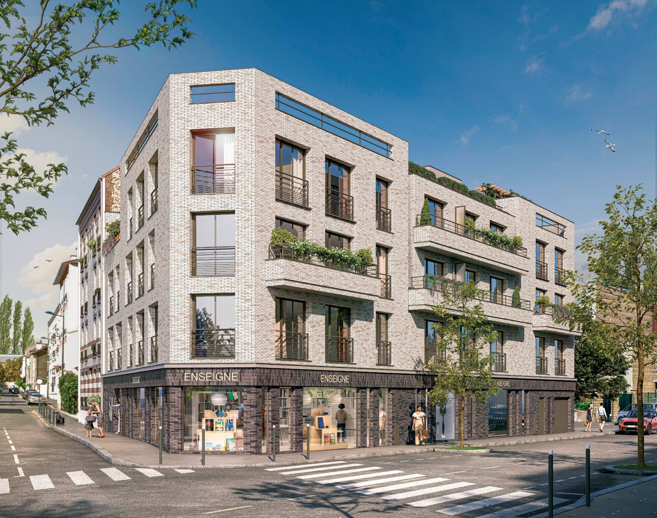 Le 95 à Suresnes, photographie issue de la plaquette SOFAPROM, vue 1